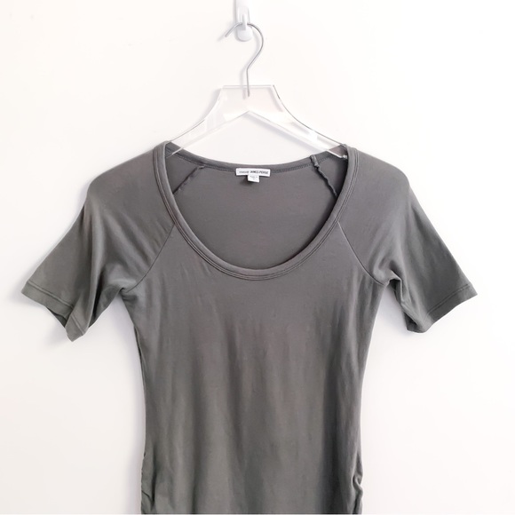 James Perse Ruched Raglan Mini Dress 1 - Picture 8 of 8